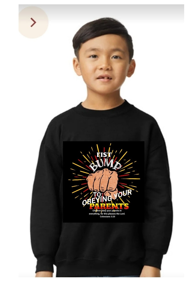 FIST BUMP: OBEY YOUR PARENTS